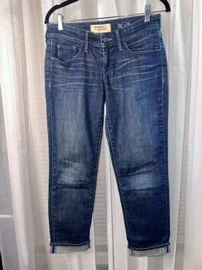 HOLDING HORSES Women's Dark Blue Ankle Crop Jeans